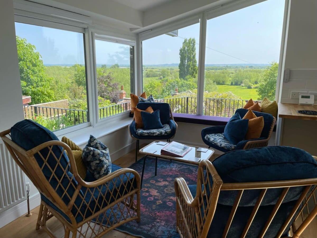 Stunning Hillside House Villa Langport Bagian luar foto