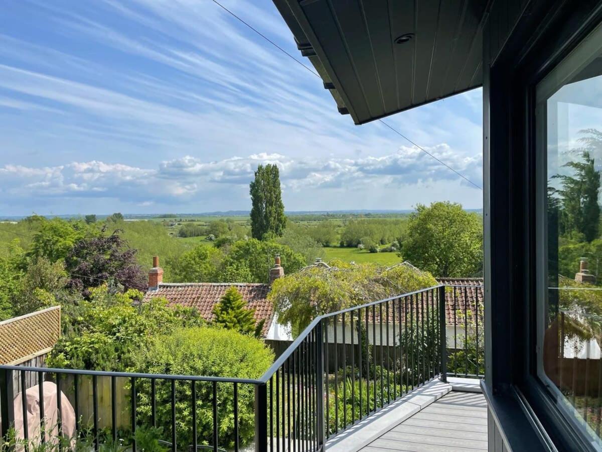Stunning Hillside House Villa Langport Bagian luar foto