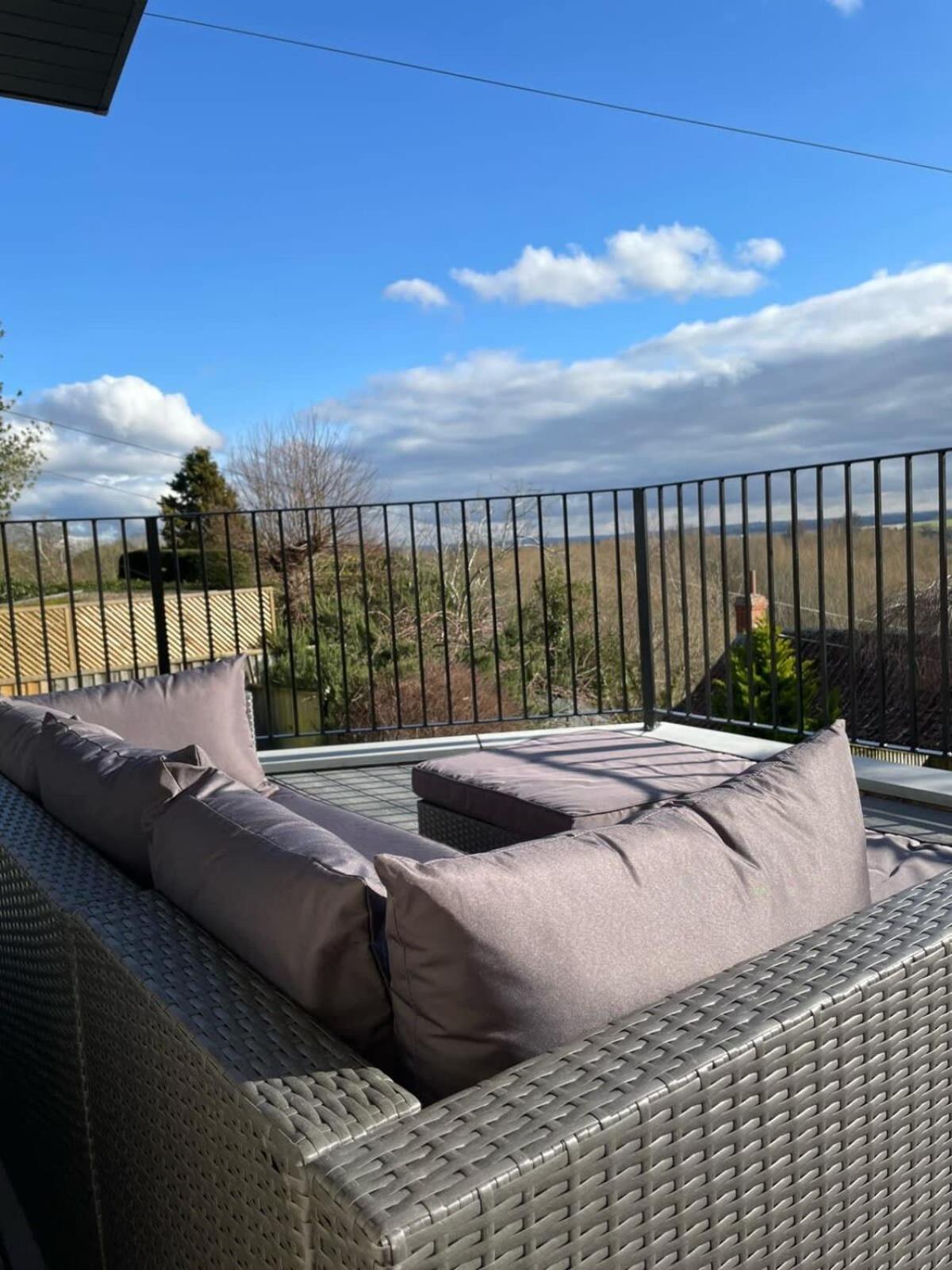 Stunning Hillside House Villa Langport Bagian luar foto