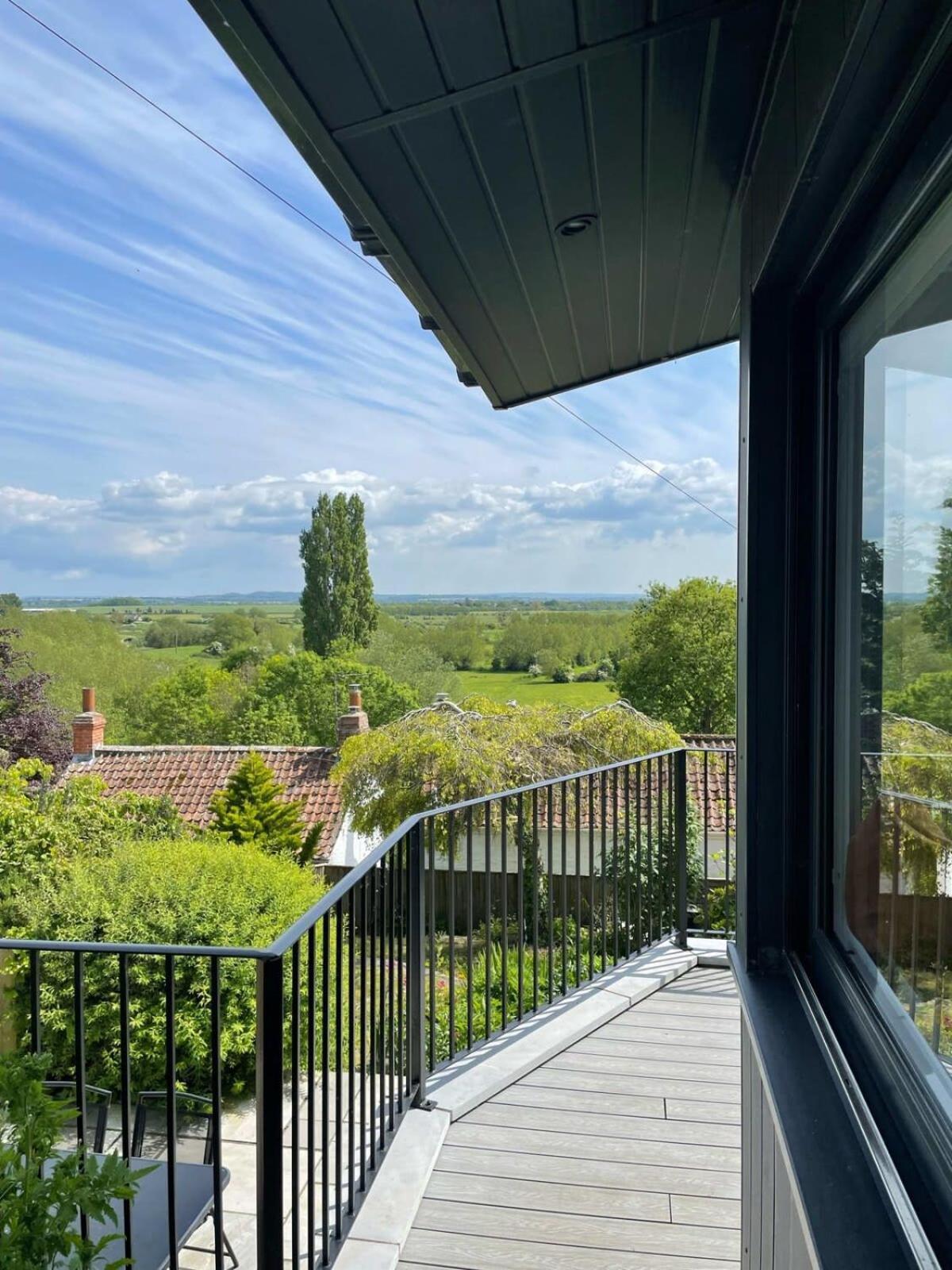 Stunning Hillside House Villa Langport Bagian luar foto
